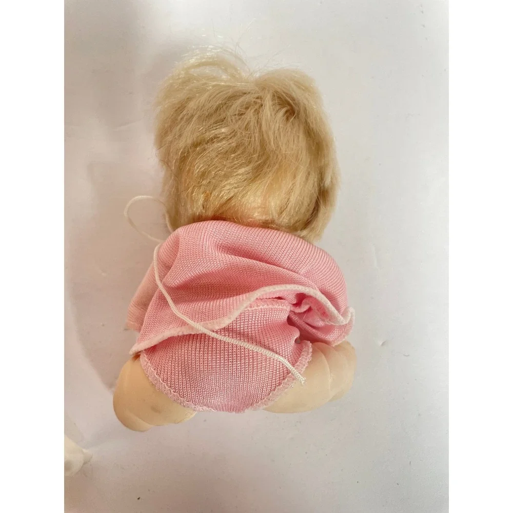Vintage Shackman Porcelain Baby Doll Japan & Blonde Vinyl Baby Doll‎ Lot 2pc
